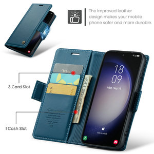 Nouvelle Tendance 2024 Étui RFID Magnétique pour <span class=keywords><strong>Samsung</strong></span> Galaxy S24 avec Porte-Cartes et <span class=keywords><strong>Pochette</strong></span> à Monnaie pour <span class=keywords><strong>Samsung</strong></span> S24 Ultra S23 S22 S21 <span class=keywords><strong>S20</strong></span> - Product Image 2
