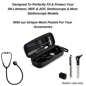 Étui rigide compatible avec le stéthoscope 3M Littmann Classic III Lightweight II S.E. Boîte EVA de diagnostic en cardiologie IV - Product Image 3