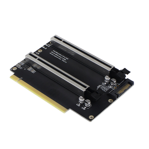 <span class=keywords><strong>Pci</strong></span>-E 4.0 X16 1 Để 2 Mở Rộng Thẻ Gen4 Chia Thẻ Pcie-Phân Chia 16X Để X8X8 Khoảng Cách Khe Cắm CPU 4P/<span class=keywords><strong>SATA</strong></span> Cung Cấp Điện Cổng - Product Image 2