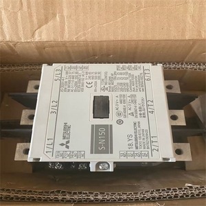 Contactor Mitsubishi Electric S-N150 de 150 A, trifásico, CA, 50 Hz, montaje en carril DIN, uso industrial - Product Image 1