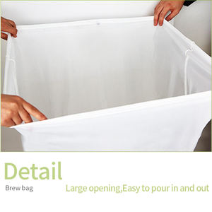 كيس شبك ناعم كبير 22 "X26" ميكرون كيس شبك نبيذ لكيس تحضير الحليب المنزلي الجوز البارد - Product Image 3