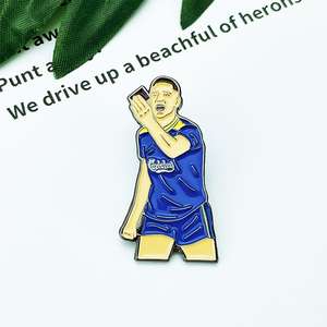 RENHUI Make Sports Meet Gym Tennis Golf Skateboard Taekwondo Personnalisé Métal Artisanat Badges Épinglettes Épingles en émail - Product Image 1