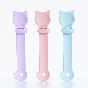 Cuillère distributrice à pression en forme de queue de chat pour pâté et purée de viande pour chats – Fournitures d'alimentation pour animaux de compagnie - Product Image 5