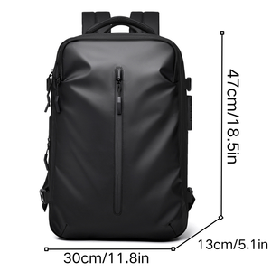 <span class=keywords><strong>Zaino</strong></span> <span class=keywords><strong>Uomo</strong></span> <span class=keywords><strong>Impermeabile</strong></span> per Laptop con Lucchetto a Combinazione, Borsa Rimovibile Sottovuoto a Compressione e Airbag da Viaggio - Product Image 2