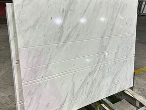 Grande <span class=keywords><strong>dalle</strong></span> de calcite en marbre blanc naturel Sivec Polaris de qualité supérieure avec finition brossée aiguisée pour carreaux de sol d'intérieur - Product Image 4