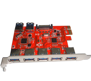 Sản Phẩm Mới Thẻ Mở Rộng Nguồn 4 Chân <span class=keywords><strong>PCI</strong></span>-E <span class=keywords><strong>PCI</strong></span> Express X1 Đến 7 Cổng <span class=keywords><strong>USB3.0</strong></span> - Product Image 3