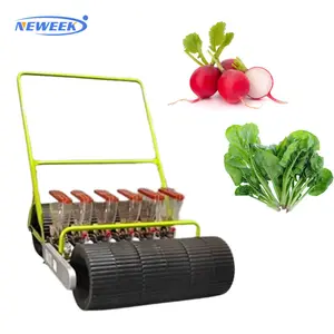 NEWEEK 6 Reihen handvorschub alfafa Karotte Erdbeere Spinat Samenpflanzer manuelle Saatmaschine