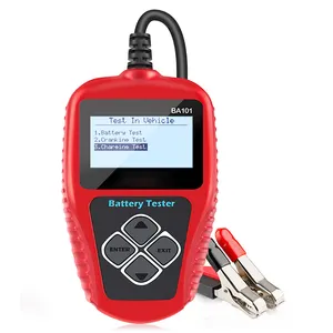Auto analisador BA101 12V testador de bateria de carro 100-2000CCA ferramentas de diagnóstico de carga do circuito de carregamento