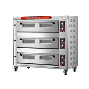 Roast chicken duck fish baking cake pizza biscuit bread ham deck oven / rotary oven / gas food oven