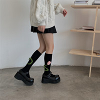 Chaussettes personnalisées Chaussettes à fleurs en coton
