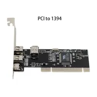 Carte d'extension PCIe vers FireWire 1394 pour appareil photo numérique, adaptateur de capture vidéo HD DV avec convertisseur de compression pour PC