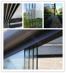 Puerta interior de vidrio corrediza sin marco Glazen Schuifwand <span class=keywords><strong>Terraza</strong></span> Sistema de acristalamiento Abrir y <span class=keywords><strong>cerrar</strong></span> uno otro - Product Image 3