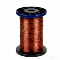 Alambre de Cobre Esmaltado de Diámetro Personalizado para Devanado de Motores, Resistente a Altas Temperaturas, Estándar IEC