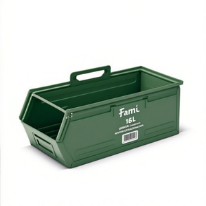 Contenedor Metálico de Almacenamiento Fami Fami 18L 200x500x200mm con Asas para Organización - Product Image 3