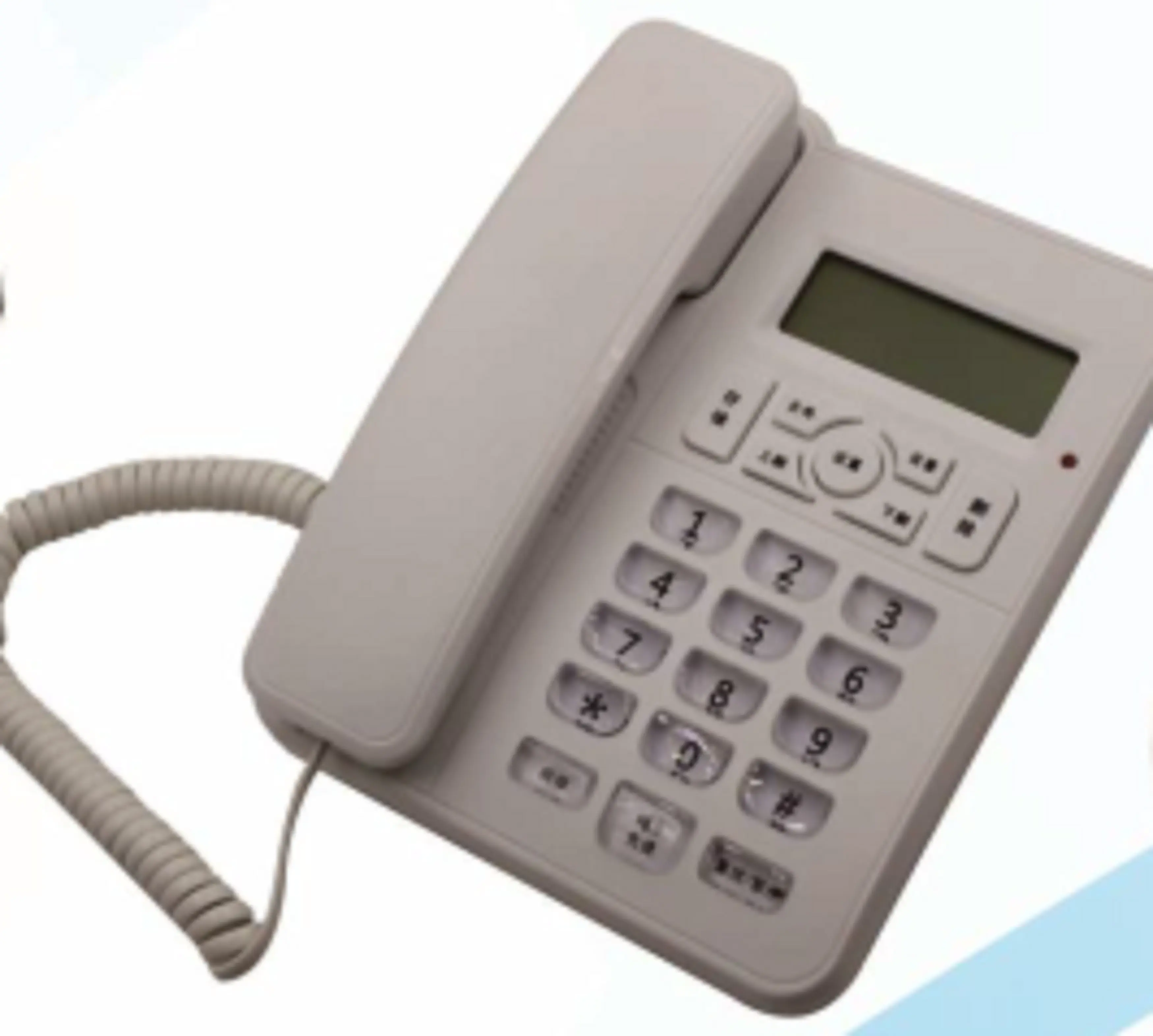 Hot Sale Cheap Price Caller ID Corded Phone Speaker Phone LCD Display Analog Telephone