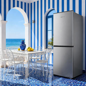 Frestec 183L <span class=keywords><strong>frigorifero</strong></span> a <span class=keywords><strong>due</strong></span> porte con Freezer, frigo compatto a risparmio energetico per uso domestico e cucina - Product Image 2
