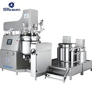 GMP Standard Sina Ekato Lab Cosmetic Mixer Machines Stainless Steel Vacuum Emulsifying Mixer CE Customized