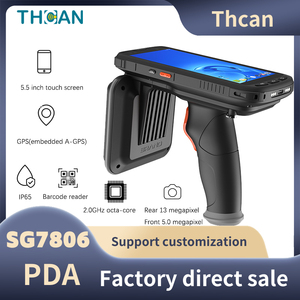 เครื่องสแกนบาร์โค้ด QR แบบมือถือที่ทนทานระบบแอนดรอยด์10พรมเครื่องอ่าน RFID - Product Image 6