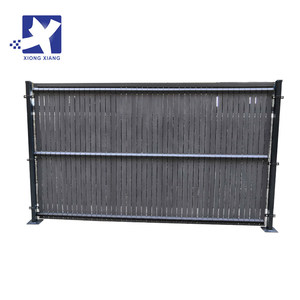 Clôture de jardin extérieure facile à assembler, panneau de clôture 3D imperméable et anti-UV avec <span class=keywords><strong>barre</strong></span> plate <span class=keywords><strong>en</strong></span> WPC pour clôture extérieure - Product Image 1