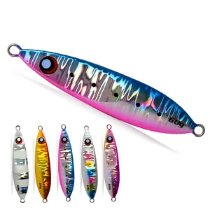 Leurres en métal de haute qualité 60g 80g 100g 130g Jig Glow Effect Lent Fishing Jigging Lure