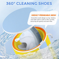 Sac à linge pour lave-chaussures et sèche-linge sac de nettoyage de chaussures réutilisable fibre moelleuse à l'intérieur des baskets sacs à linge en maille pour toutes les chaussures