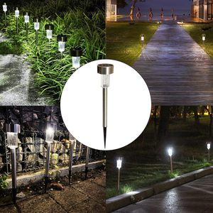 Venta al por mayor: Nuevo farol solar inalámbrico de acero inoxidable para jardín, con encendido/apagado automático, resistente al agua, para paisajismo. - Product Image 4