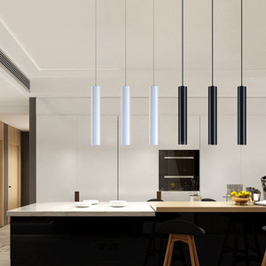 Lámpara Colgante LED Regulable, Lámpara de <span class=keywords><strong>Tubo</strong></span> Largo, Decoración para Isla de <span class=keywords><strong>Cocina</strong></span>, Comedor, Tienda, Bar, Lámpara de <span class=keywords><strong>Tubo</strong></span> Cilíndrico, Lámpara de <span class=keywords><strong>Cocina</strong></span> - Product Image 5