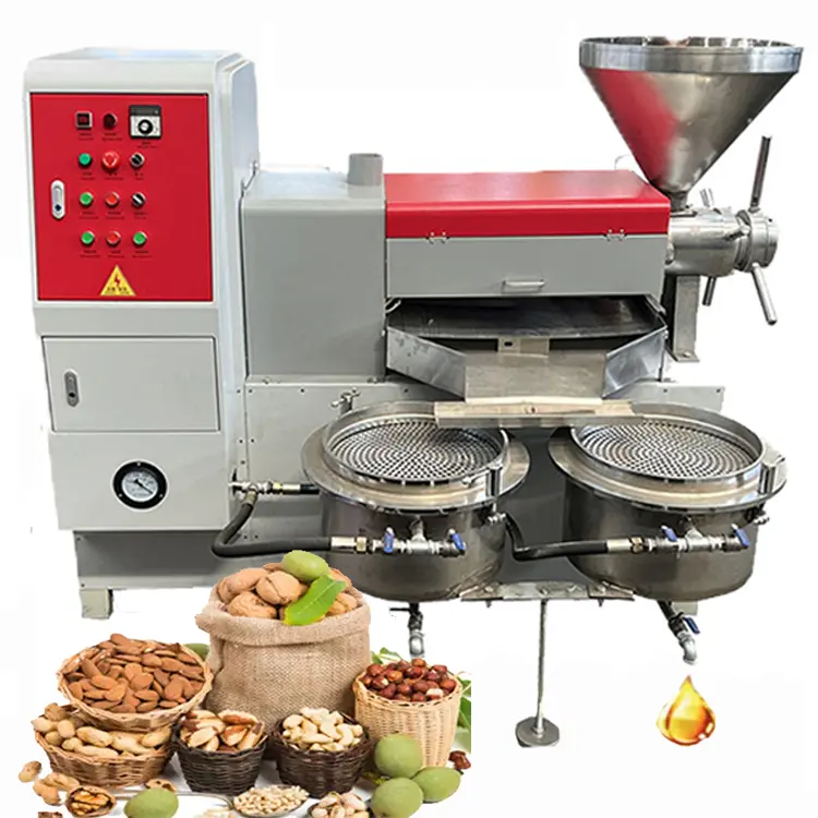Industrial olive oil press with high quality cold press soybean oil extruder machine