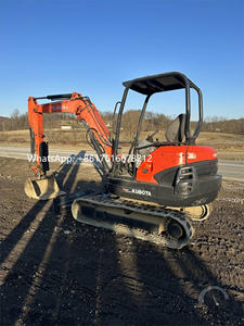 Japan Original KUBOTA Used Excavator KX121-3 Model Kx121-2 Low Working Hours <b>Top</b> brand 121-3 With <b>Swing</b> Boom - Product Image 4