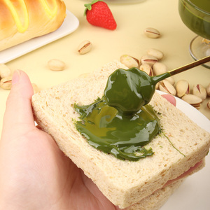 Pâte à tartiner verte aux pistaches pour les boulangeries Sauce onctueuse à saveur de pistache 80% riche 1kg Durée de conservation de 360 jours dans un emballage en sac - Product Image 6
