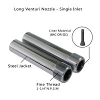 Injecteur à buse simple en carbure de bore HighBorn B4C, tube de buse Venturi en céramique pour sablage