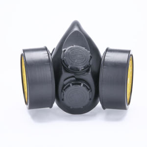 कारखाना आधा चेहरा गैस मास्क डबल फिल्टर के साथ रासायनिक श्वसन - Product Image 4