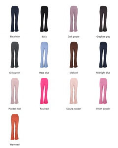 Yoga kıyafeti bayanlar yüksek belli alevlendi pantolon mikro pantolon sıkı göbek göstermek için hareketi DTL Yoga pantolon - Product Image 2