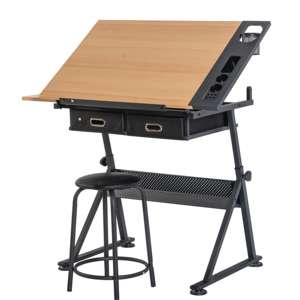 Mesa de dibujo ajustable, escritorio de dibujo para estudiantes, escritorio de escritura, escritorio de dibujo profesional - Product Image 2