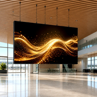 Mur vidéo LED intérieur Unishine P2.5 ultra-fin à accès frontal, écran LED modulaire HD à installation fixe