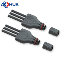 Connecteur d'alimentation étanche de type Y AOHUA 1 entrée 3 sorties, câble répartiteur pour driver LED, personnalisé