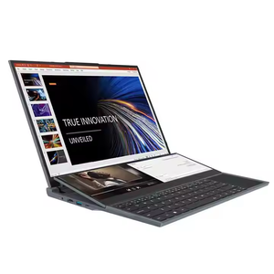Ordinateur portable professionnel de nouvelle génération, haute qualité, double écran, épaisseur 20 mm, clavier anglais, caméra intégrée, écran tactile. - Product Image 2