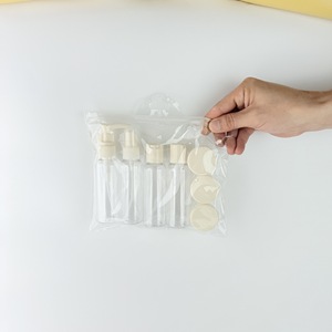 Travel Skin Care <b>Set</b> With <b>Spray</b> Bottles And Lotion Containers For Face Portable Cosmetic Kit Travel Size Pet Material - Product Image 3