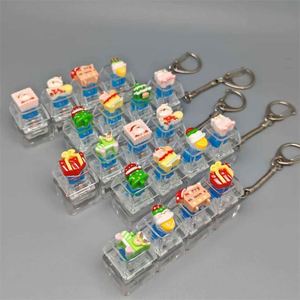 Breloques de Noël 3D créatives, petits boutons anti-stress, porte-clés à 4 touches pour la fête - Product Image 2