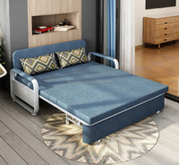 Muebles de Sala Baratos Sofá Cama Ahorrador de Espacio Cama Funcional Diseño Moderno Sofá Cama Plegable con Almacenamiento