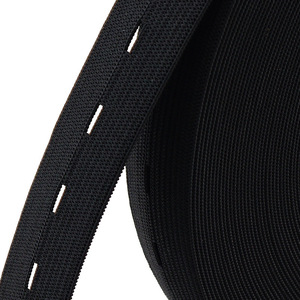 <span class=keywords><strong>Ceinture</strong></span> élastique boutonnière réglable directe d'usine pour les femmes sac Style à chevrons noir blanc pantalon torsion <span class=keywords><strong>porte</strong></span> oeil sangle - Product Image 3