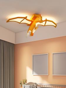 Lampe de plafond créative JYL Charizard pour chambre d'enfant - Luminaire protecteur des yeux - Lampe à thème <span class=keywords><strong>dinosaure</strong></span> exclusive pour chambre de garçon - Product Image 3