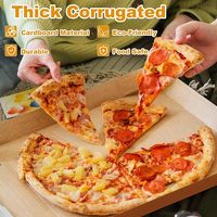 Boîtes à pizza carrées en carton pour la livraison, les boulangeries, les restaurants, les fournitures de fête à thème pizza, fabricant de boîtes à pizza
