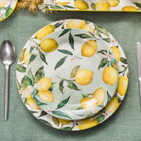 JADE Modern Lemon Plate Ins Style Haushalts keramik Obst teller Umwelt freundlich für Partys und thailändische Restaurants Großhandel