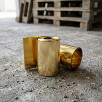Industrial Anti Corrosion Brass Strip Stable Performance Custom Slit for Switch Hardware Instrument Accessory Fabrication