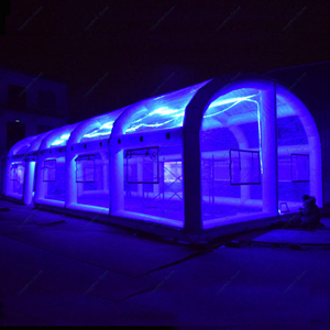 Tienda de Campaña Inflable para Acampar al Aire Libre, Tienda de Campaña Inflable con Luces LED, Casa Inflable Transparente para Eventos, Fiestas y Bodas - Product Image 5