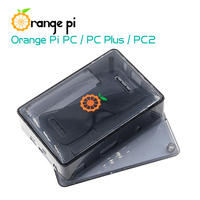 Boîtier transparent noir en ABS pour Orange Pi PC/PC Plus, coque de protection 10x10x10 pour modules et kits électroniques