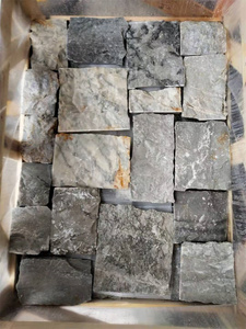 Exterior and <strong>Interior</strong> <strong>Grey</strong> Limestone Stone Tiles Wall <strong>Cladding</strong> - Product Image 2