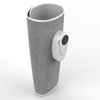 Appareil de massage des jambes à pression d'air électrique portable avec télécommande sans fil, chaleur et compression, DC 5V