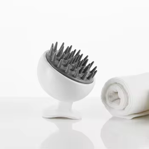 Silicone Soft Head Hair Washing <b>Brush</b> with Plastic Handle Portable Hair Washing Massage <b>Brush</b> <b>Scalp</b> Cleaning Anti-Itch <b>Brush</b> - Product Image 1